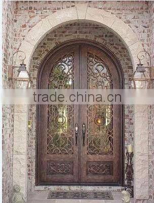 Bisini European style wrought iron double entry door (BG90090)