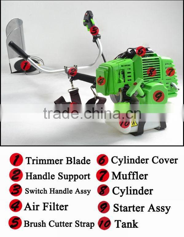 New Model 43 cc Pull Type Grass Cutter Chinese Brush Cutter