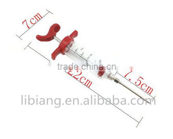 BBQ cooking condiment syringe fot turckey