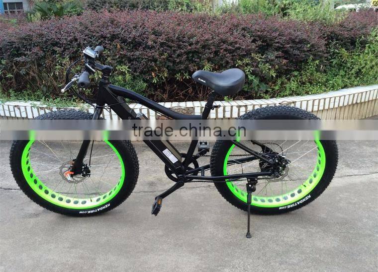 26 inch 48V 500w sand snow beach cruiser fat tire electric bike