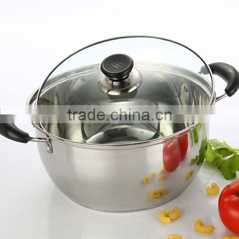 LB Tall Stainless Steel Stock Pot With Double Bottom