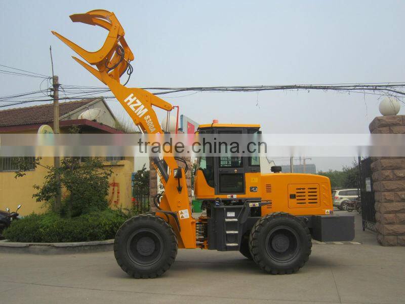 wood grapple loader zl30 with ce