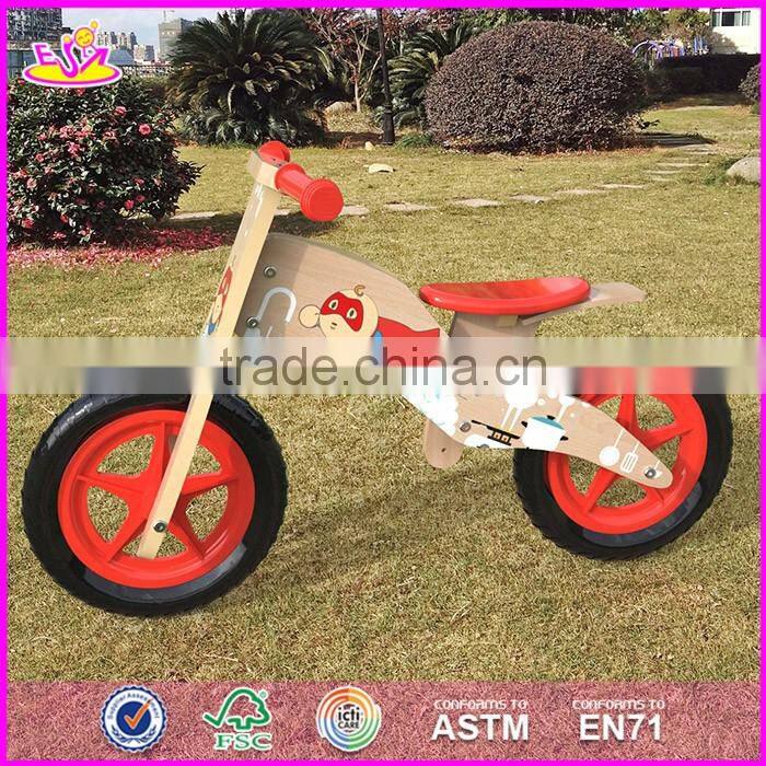 2017 Best design original work balance wooden children bicycle for sale W16C176