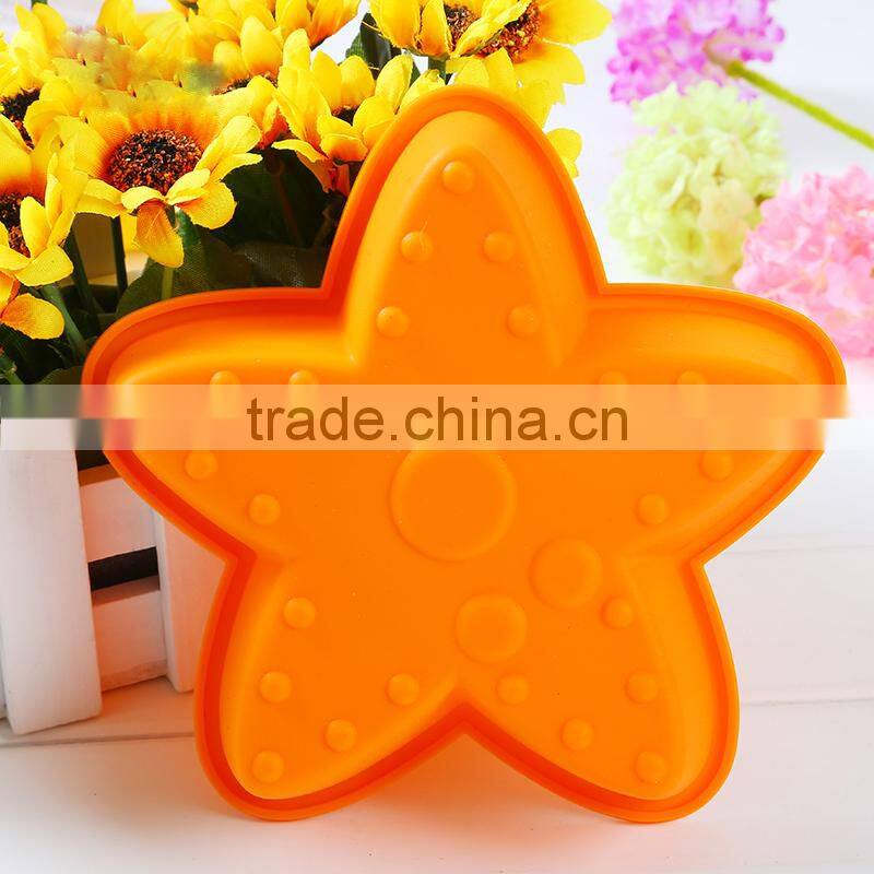 Baking Tools Silicone cup cake Mould Star Design Biscuits Mould