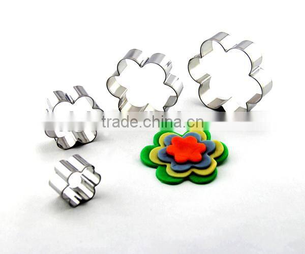 new come cake decorating tools Daisy flower cookie cutter set 100% food grade wholesale baking tools