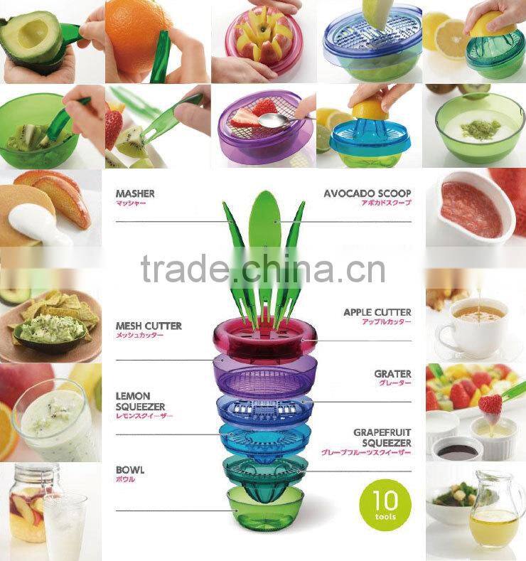 Easy to use functional apple peeler corer slicer from Japanese supplier