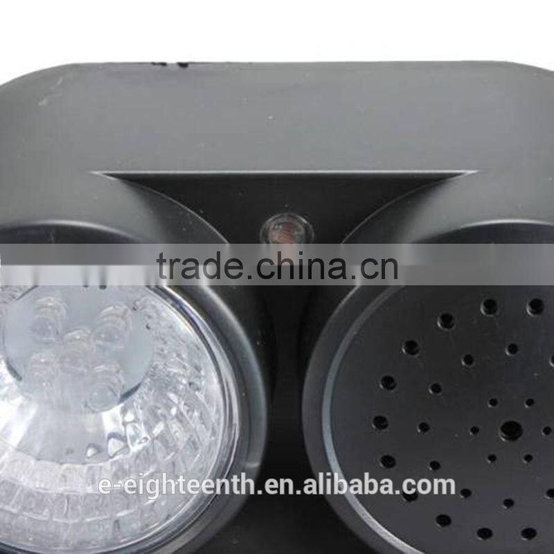 New PIR Sensor Birds Repeller Sound Gunshot Flashlight 80 Square Meters for Birds Repelling Pest control Garden Supplies