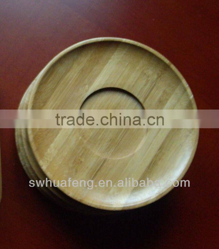 2016 Recycle Round Bamboo Seasoning Plate