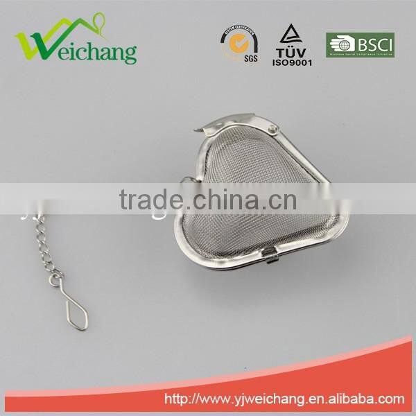 WCJ1076 Good quality Hot sale Stainless Steel Mesh Tea Ball Tea Infuser Tea Strainer
