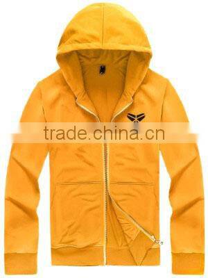 China manufacture custom printed hoodie men full zip