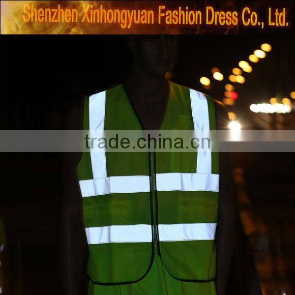 custom hot sell Reflective Vest/ Safety Vest / Roadway Warning Reflective Vest