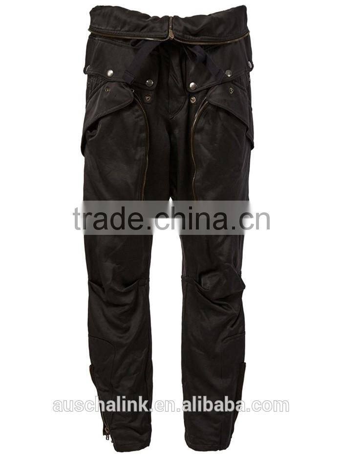 2016 newest oversized pocket design women baggy trousers