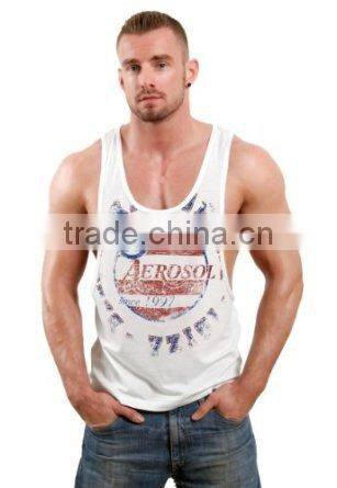 2016 Cheap Wholesale 100 Cotton Custom Sports Mens Tank Top