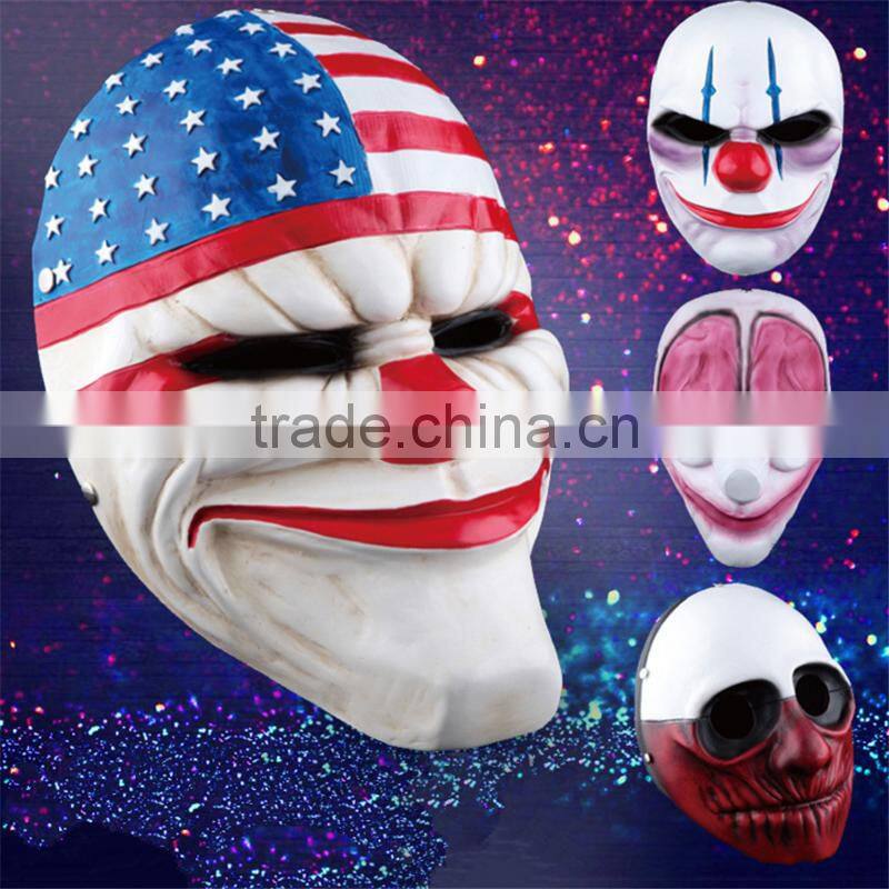 Wholesale cheap festive party supplies party masks payday 2 mask