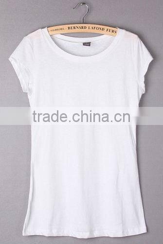 Long Body length cotton plain T-shirt for women