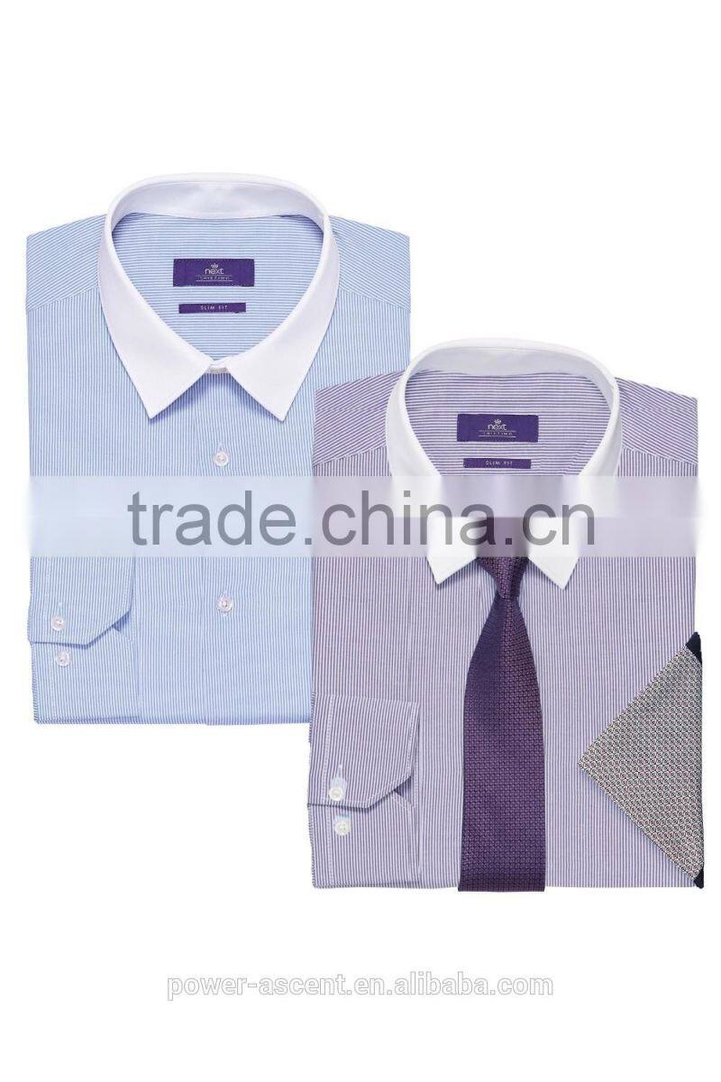 2016 new arrival 55% Cotton 45% Polyester formal shirts for men