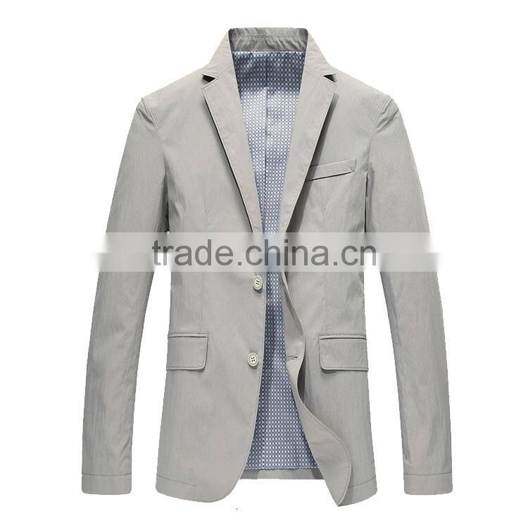 Wholesale Fashion Men Spring Summer Suit Jacket Blazer For Popular