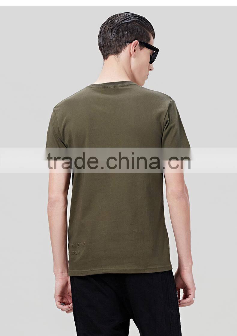 New Fashion Design Blank black slim fit tee custom men t shirt wholesale china