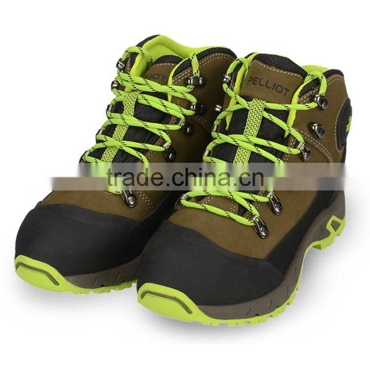 2016 top brand hiking leather shoe for men