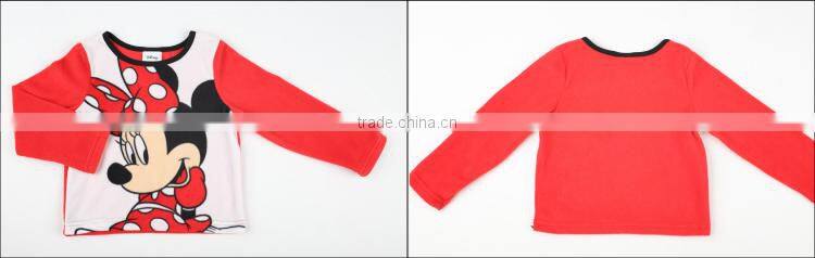 Autumn lovely girl long sleeve kids pajamas