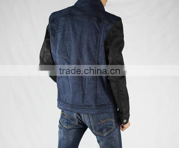 Professional Jeans Manufacturer Fashion Washed Mens Jacket