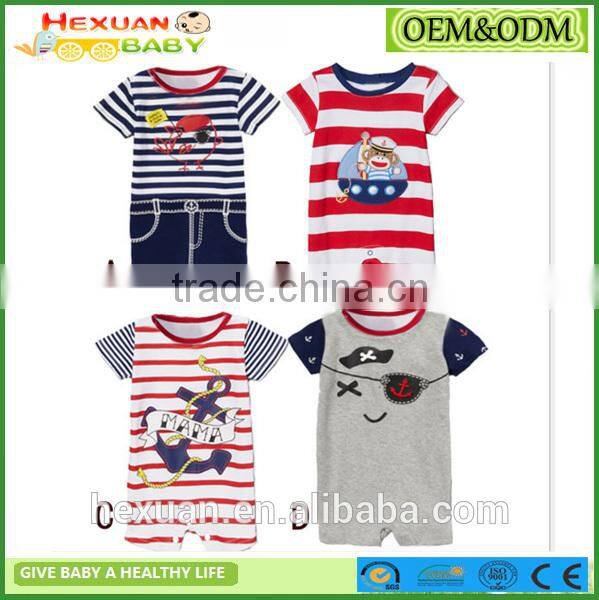 baby jumpsuit print cartoon animal summer short sleeve romper set