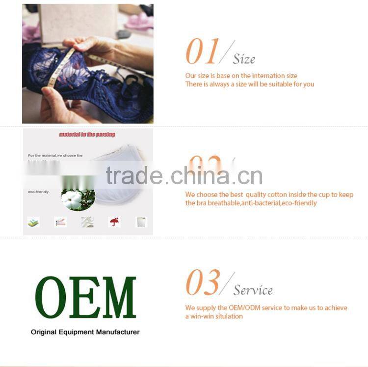 top brand hot images smart women sexy bra and panty set print dot push up bra classic design