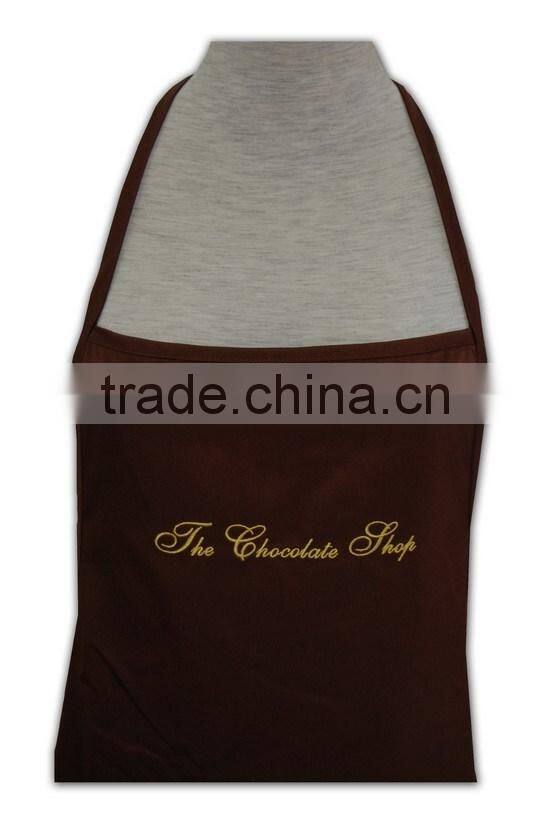 2015 design wholesale promotional solid color disposable kitchen apron