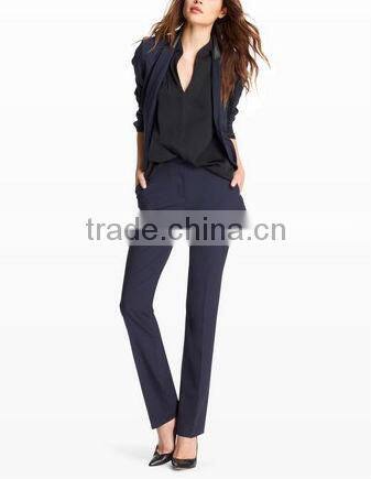 2014 latest uniform design/ladies office uniform design