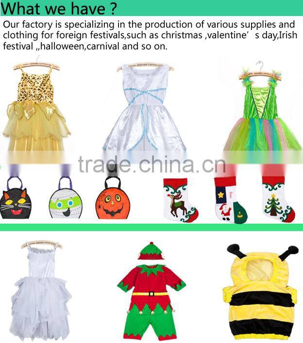 hot sale fashion carnival costume for kids strawberry cloth/carnival clothes