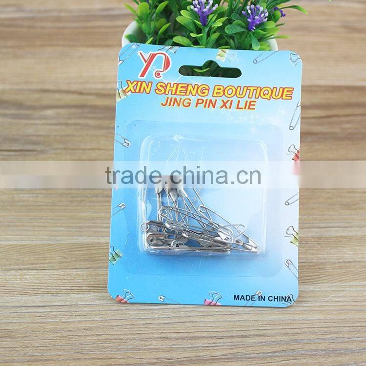 Fashion Card Packing Golden Silver Metal Material Push Pins Industrial Safety Pins