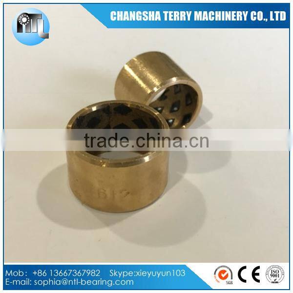 High resistant oilless graphite bronze bushing