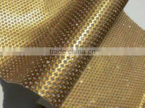 Chinese punching glitter fabric for phone case decoration