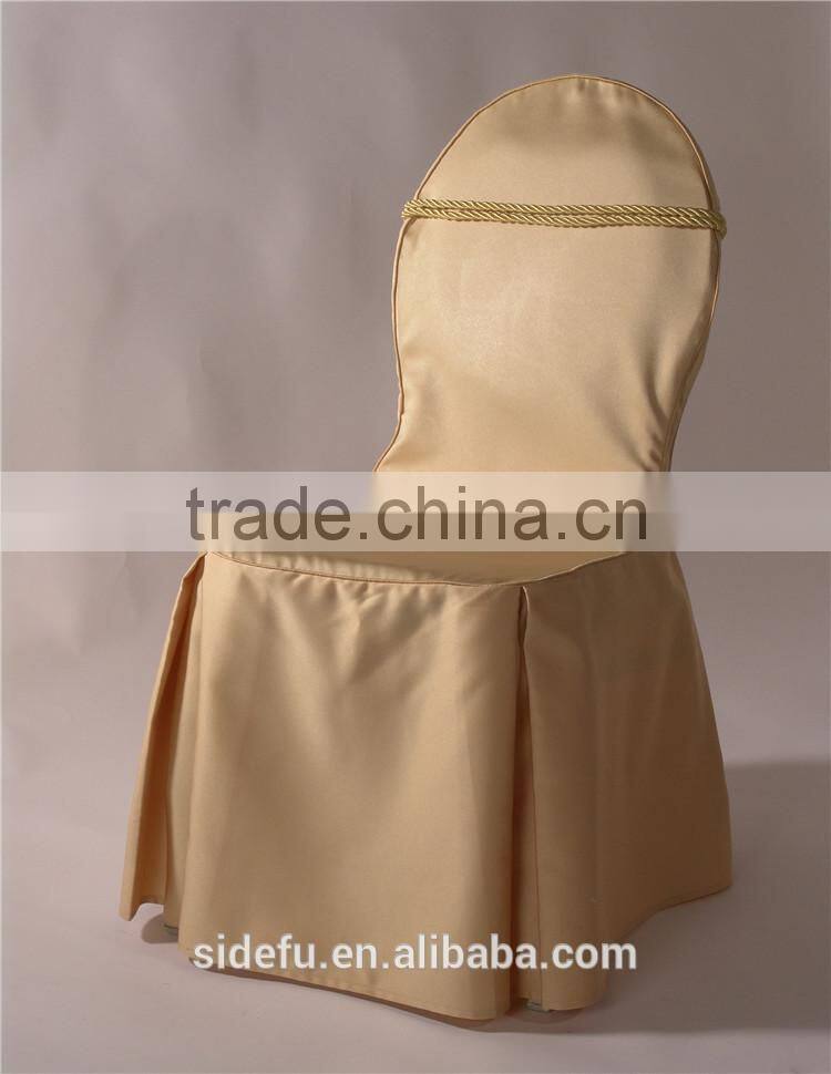 Best Price Hotel Fancy Banquet Chair Cover With Sash