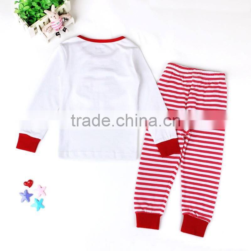 Boutique christmas outfits young wear cute baby winter clothings wholesale
