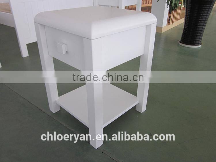 2016 new arrival Solid Wood Antique Small Stool With Drawer