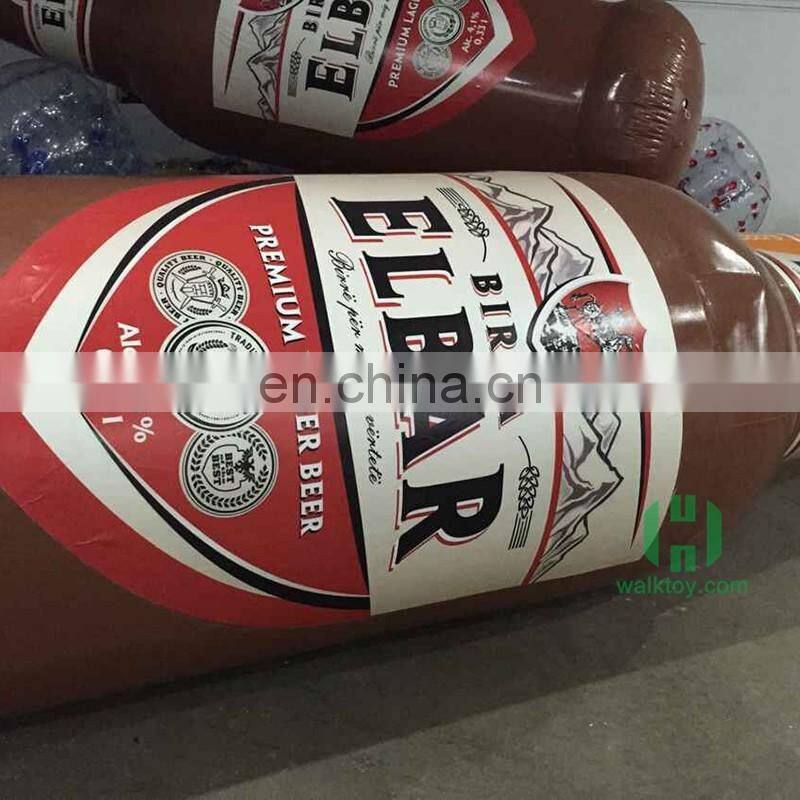 HI EN71 Giant inflatable beer bottle Decor for outdoor sport and event air inflatable