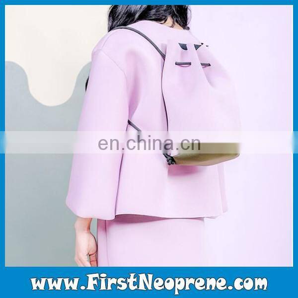 Shinning Star Cool Black Lightweight Neoprene Backpack