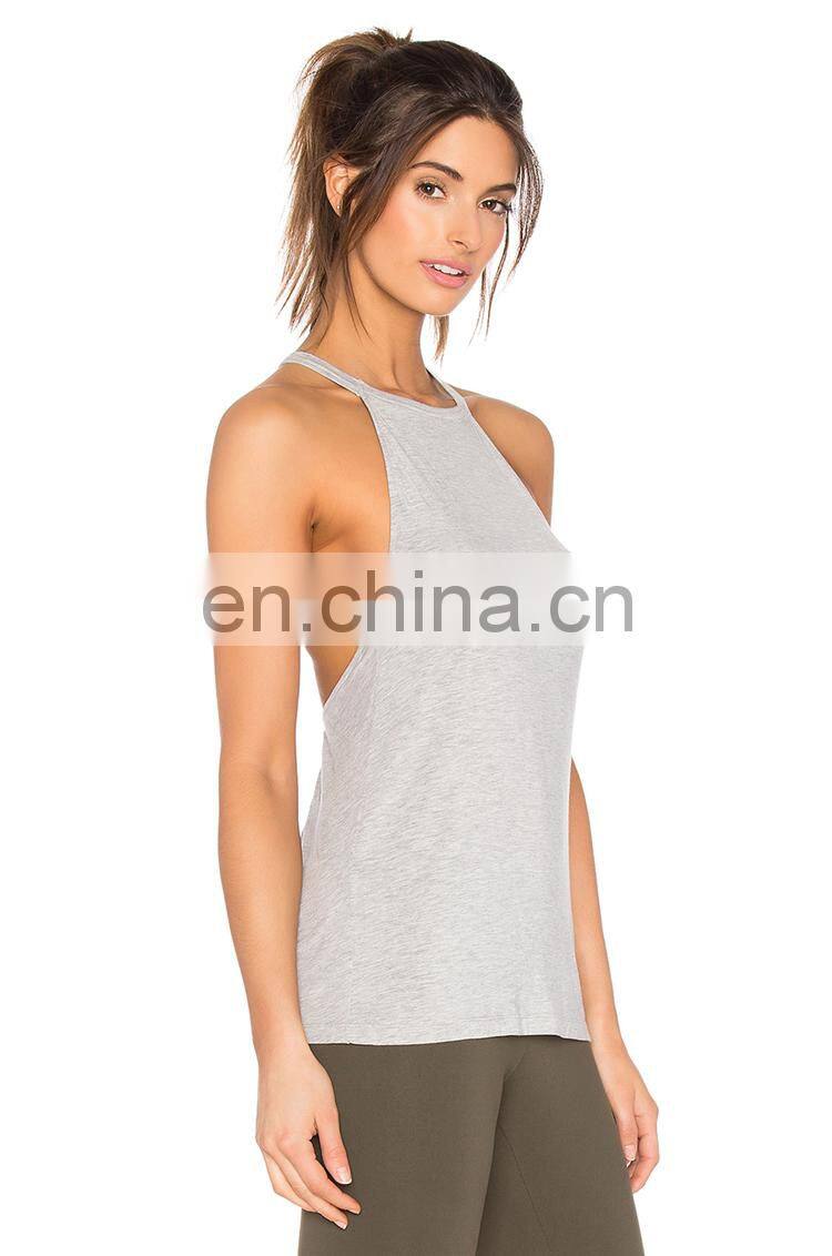 2017 wholesale custom made sexy cotton women stringer tank top
