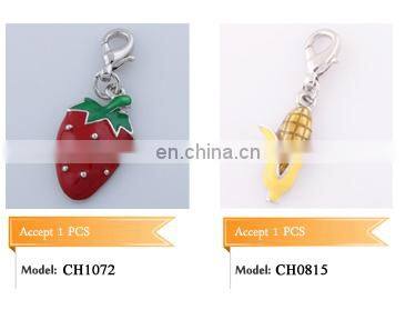 Round Metal Tag with Engraved I Love You Sign Language Symbol, Wholesale Sign Language Charm