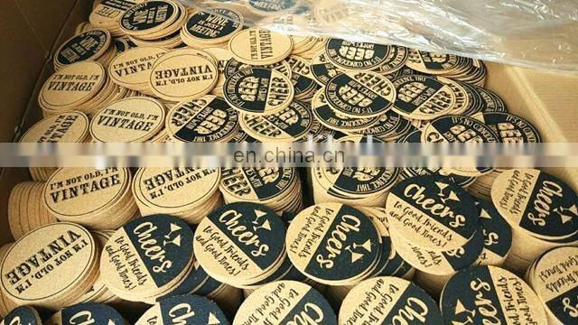 Home decoration souvenirs cup cork coaster wholesale
