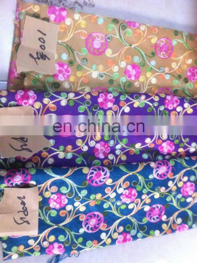 flower embroider scarf 1700*70cm lady's scarf woman shawl
