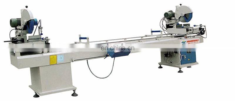 LJZ02--3500 steel core plastic uPVC window door profile cutting window equipment