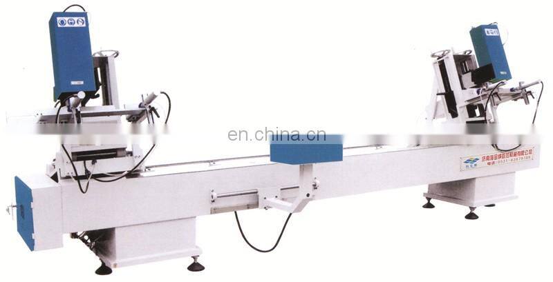 SCX02S-2-50 double head two*two axle PVC window profile drainage slot milling machine