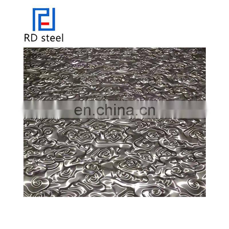 Embossed stainless steel argyle board 310s