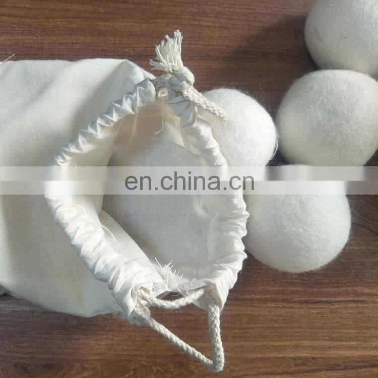 Hot Sale solid no fillers felt wool dryer balls for clothing dryer helper