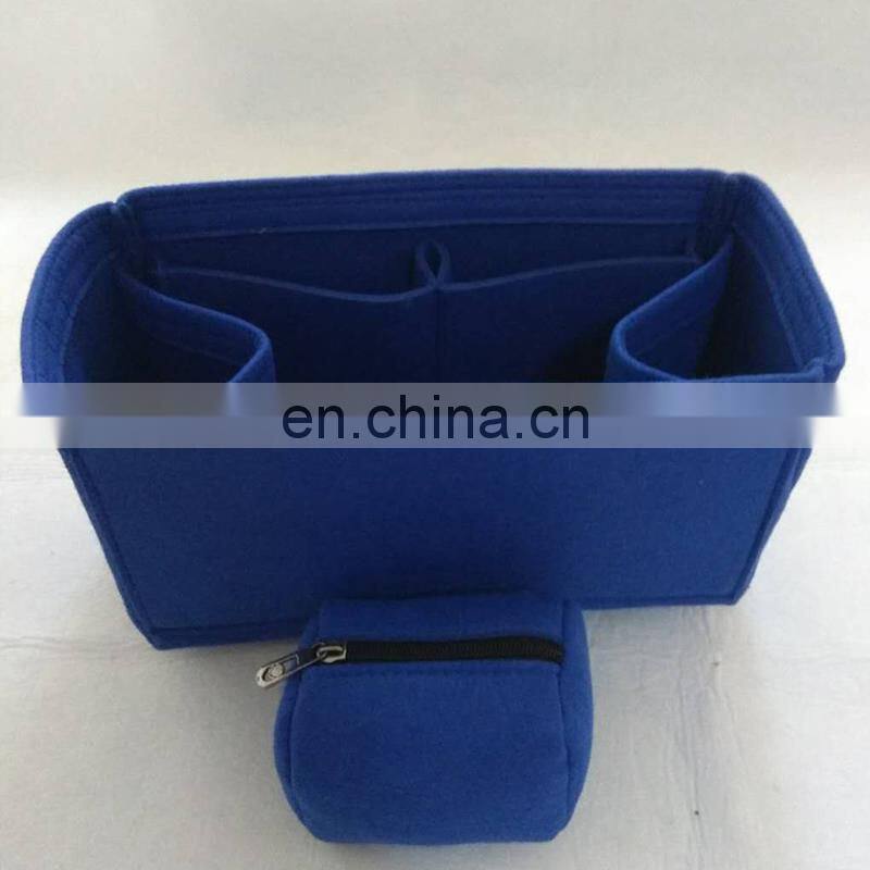 factory directly wholesale Felt Cosmetic Accessory handle Bag