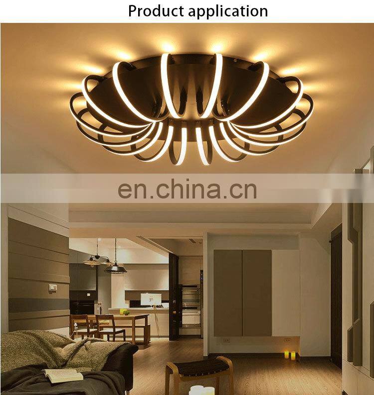 simple living room Led art ceiling lamp study lamp Nordic creative lighting
