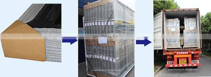 Aluminum frame tempered glass window