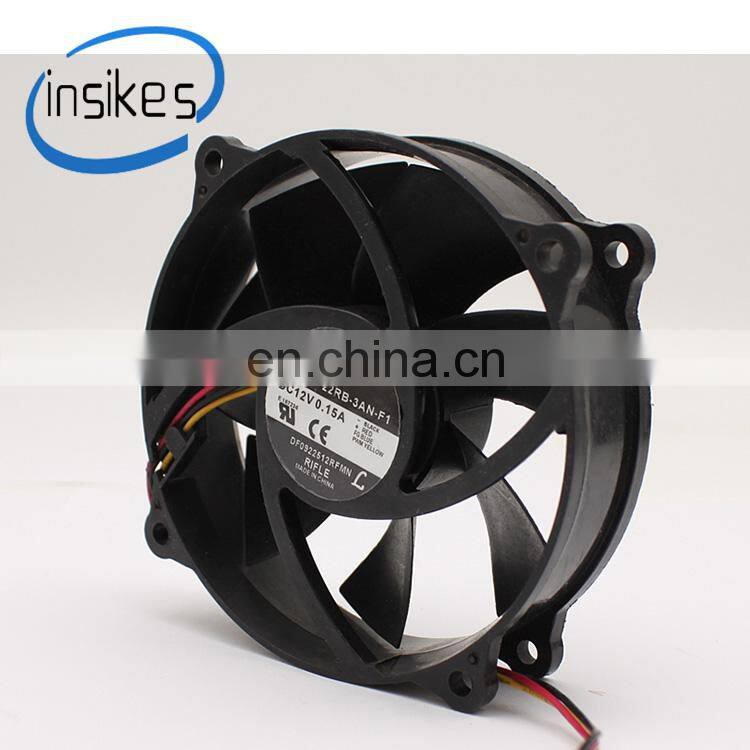 A9225-22RB-3AN-F1 9cm 12V 0.18A 3-wire fan ultra-quiet hydraulic bearing chassis CPU round cooling fan